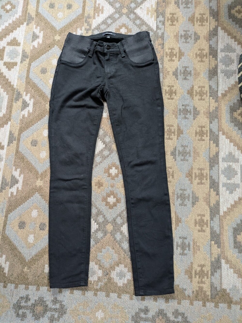 Paige Jeans Black Maternity Pants
